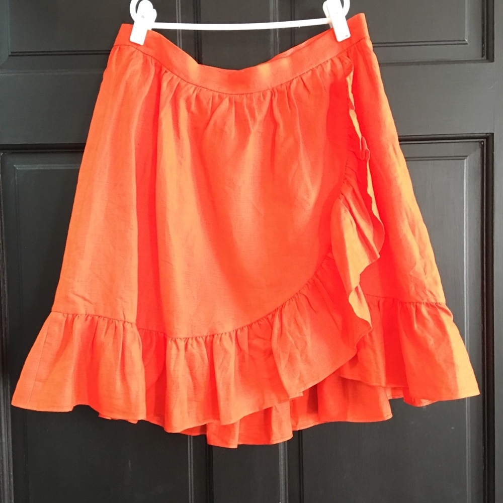 J. Crew linen skirt